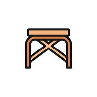 Coffee table icon design templates simple and modern vector