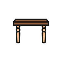 Coffee table icon design templates simple and modern vector