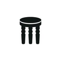 Coffee table icon design templates simple and modern vector