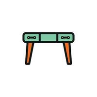 Coffee table icon design templates simple and modern vector