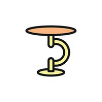 Coffee table icon design templates simple and modern vector