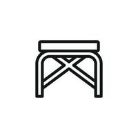 Coffee table icon design templates simple and modern vector