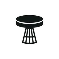 Coffee table icon design templates simple and modern vector