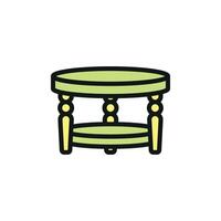 Coffee table icon design templates simple and modern vector