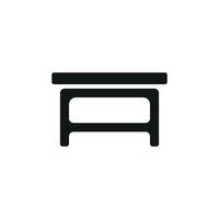 Coffee table icon design templates simple and modern vector