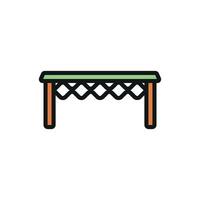 Coffee table icon design templates simple and modern vector