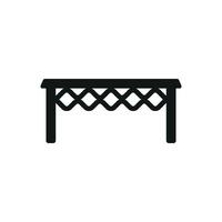 Coffee table icon design templates simple and modern vector