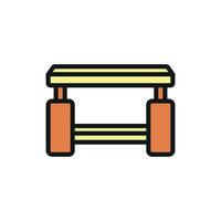 Coffee table icon design templates simple and modern vector