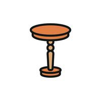 Coffee table icon design templates simple and modern vector