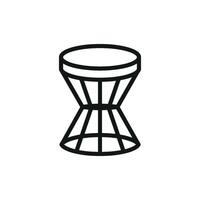 Coffee table icon design templates simple and modern vector