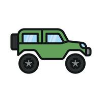 Car vehicle icon design templates simple and modern vector