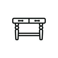 Coffee table icon design templates simple and modern vector
