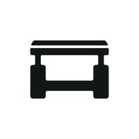 Coffee table icon design templates simple and modern vector