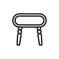 Coffee table icon design templates simple and modern vector