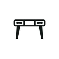 Coffee table icon design templates simple and modern vector