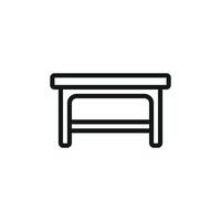 Coffee table icon design templates simple and modern vector