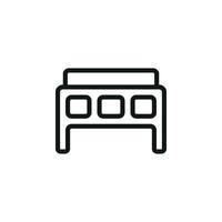 Coffee table icon design templates simple and modern vector