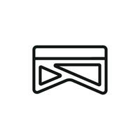 Coffee table icon design templates simple and modern vector