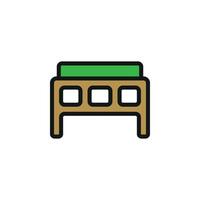 Coffee table icon design templates simple and modern vector