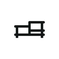Coffee table icon design templates simple and modern vector