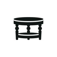 Coffee table icon design templates simple and modern vector