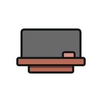 Blackboard Colored pencils icon design templates simple and modern concept vector