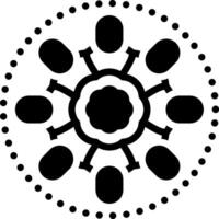Solid black icon for unity vector