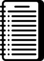 Solid black icon for resolution vector