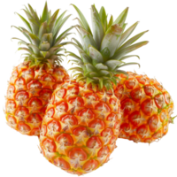 Pineapple, fruit realistic Illustration. Realistic Transparent file. Mockup template for artwork graphic design png