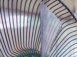 Dust and rust on fan blades and grilles photo