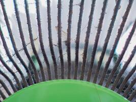 Dust and rust on fan blades and grilles photo