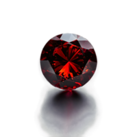 Garnet A dark red garnet with a glossy surface backlit to show its deep color png