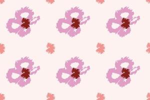 Naive floral pattern in the style of the 70s with groovy daisy flowers of natural tones. Retro design. Contemporary minimalistic trendy background for kids. Scandinavian nursery print. vector
