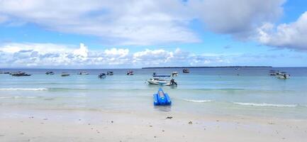 View of beautiful one and exotic tropical paradise at Tanjung Bira Beach Bulukumba. South Sulawesi, Indonesia - July 29 2024 photo