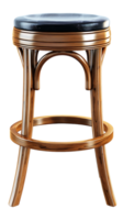 Bar stool isolated against a transparent background png