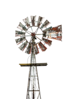 Windmill isolated against transparent background png