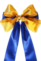 gift bow ribbon set against a plain transparent background png