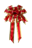 gift bow ribbon set against a plain transparent background png