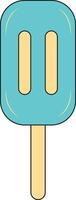 Summer Beach Stickers with Cartoon Design. vector