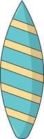 Summer Beach Stickers with Cartoon Design. vector