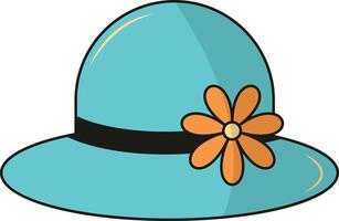 Summer Beach Stickers with Cartoon Design. vector