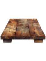 old-fashioned wooden shelf, set against a plain transparent background png