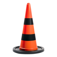 traffic cone isolated on a transparent background png