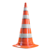 traffic cone isolated on a transparent background png