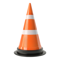 traffic cone isolated on a transparent background png