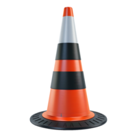 traffic cone isolated on a transparent background png