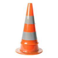 traffic cone isolated on a transparent background png