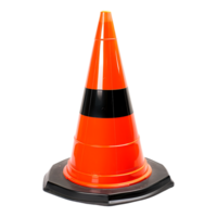 traffic cone isolated on a transparent background png