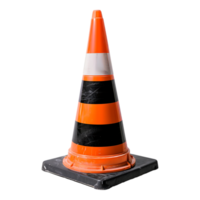 traffic cone isolated on a transparent background png