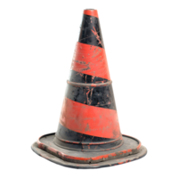 traffic cone isolated on a transparent background png